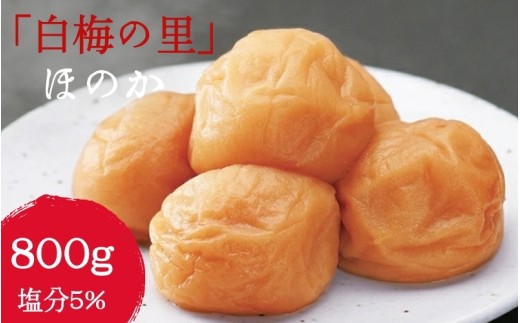 特選 紀州南高梅「白梅の里」ほのか 約800g 【sekifz028B】
