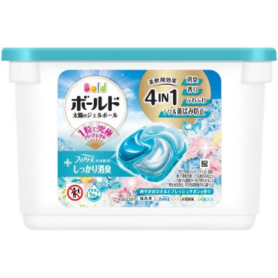 ふるさと納税 群馬県 ボールド ジェルボール 4D 爽やかフレッシュサボンの香り 本体& レノア ホワイトティーつめかえ用 |  | 03