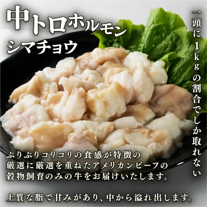 中トロホルモン 西京味噌焼き 1.2kg (100g×12)  ホルモン