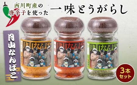 FYN9-528 山形県西川町 月山なんばこ (一味唐辛子) 3本セット 《9月中旬より発送》 激辛 一味 青唐辛子 とうがらし 香辛料 調味料 スパイス 辛い 山形県 西川町