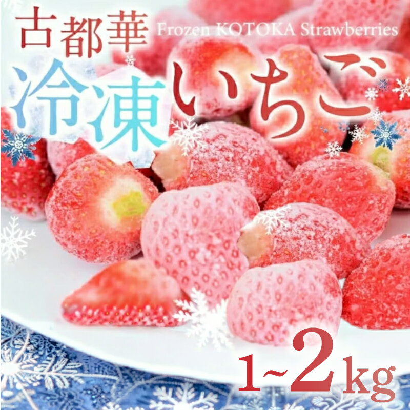 【ふるさと納税】 冷凍いちご 約1~2kg 古都華 ことか 選べる容量 1袋 約500g いちご 冷凍イチゴ 数量限定 ブランド 苺 フルーツ 果物 国産 ベリー 冷凍 旬 産地直送 フルーツ 果物 小分け 国産 厳選 新鮮 甘い 美味しい プレゼント ギフト 奈良市 奈良県 いちご農家 だるま
