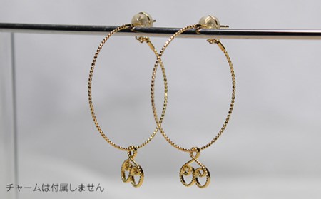 akoya フープピアス （K18YG） / 8.5～9.0ミリ 真珠 アコヤ パール ピアス 18金 アクセサリー ギフト ホワイトデー クリスマス 伊勢志摩 志摩 〔100-39〕