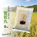 【ふるさと納税】雪若丸 2kg 令和6年産 山形県小国町産【1559584】