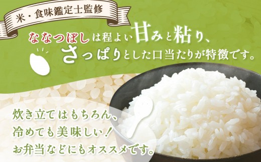 《数量限定先行受付！令和8年産米》【3回定期便】合鴨農法ななつぼし 【胚芽米仕様精米】【有機肥料/無農薬・無化学肥料･備蓄用】令