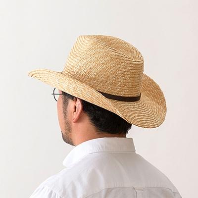 ふるさと納税 春日部市 春日部市伝統工芸品 田中帽子店麦わら帽子ブルーノ　頭囲60cm　UK-H024-NA-L |  | 03