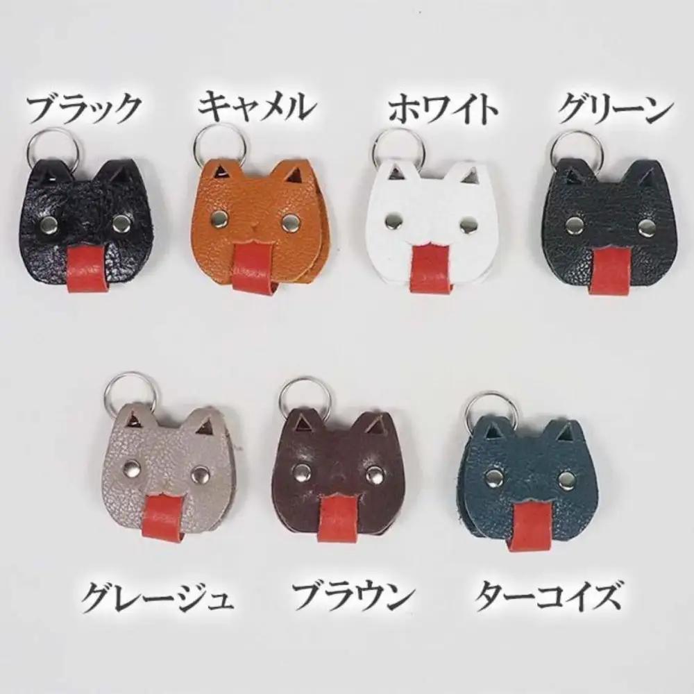 KUROKAWA 猫の手も借りたい コインケース 財布  小銭入れ 本革カラフル【キャメル】