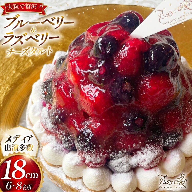 【ふるさと納税】フルーツ ブルーベリー ラズベリー チーズ タルト 1ホール 18cm [心優-Cotoyu Sweets- 長崎県 平戸市 hr42bgy420131] ケーキ ベリー チーズケーキ ご褒美 誕生日