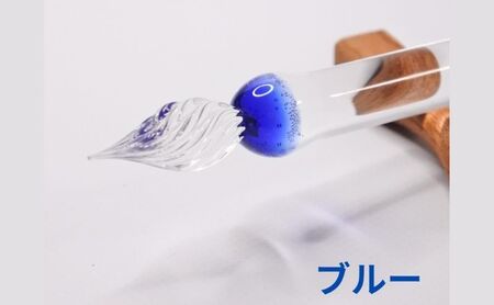 clarto　ガラスペンlavie（アマガエル）　筆記用具 ガラスペン 硝子ペン 手作り ガラス 硝子 かわいい インク 手紙 日記 プレゼント ギフト 墨田区 東京都 パープル