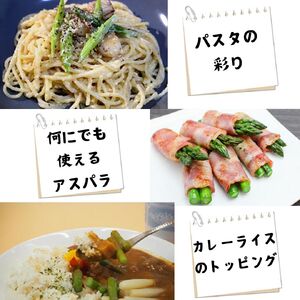 きのした農園の訳あり夏アスパラガス＜7月初旬より発送開始＞