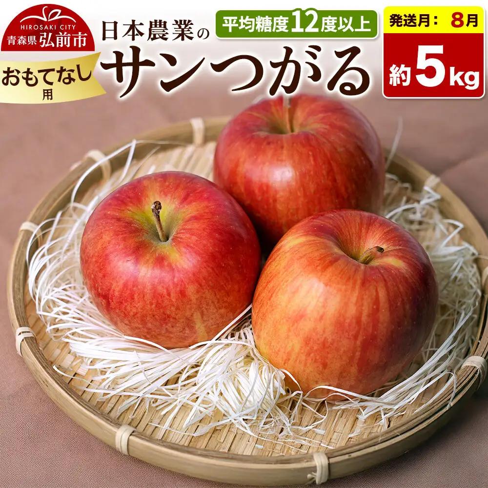 【26年8月クール便発送】りんご サンつがる【おもてなし用】約5kg 平均糖度12度以上 青森県産 果物 フルーツ 林檎 リンゴ くだもの
