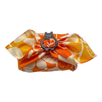 ふるさと納税 呉市 ウオーク社　お包みtomekoセットクマ(だいだい) ku079-071-r |  | 02