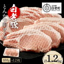 【ふるさと納税】 北海道産 白老豚 ロース とんかつ用 100g×12枚ロース ロース肉 豚ロース 豚肉 白老豚 白老 北海道 北海道ふるさと納税 白老 ふるさと納税 北海道