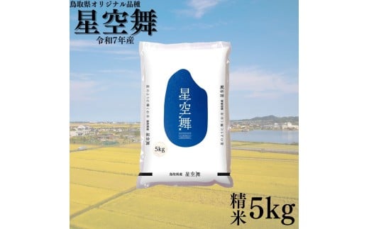 380KZ.鳥取県産星空舞◇精米5kg◇令和7年産