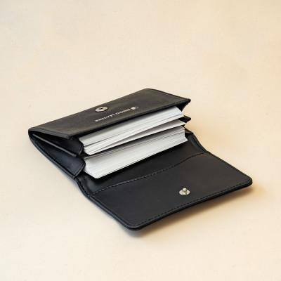 ふるさと納税 長野県 りんごレザー　【RingoLeather(R)】 CARD CASE 黒 |  | 01
