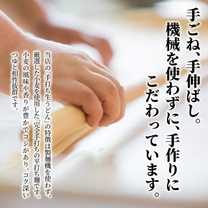 手打職人集団むげん「手打ち生うどん」 （4人前つゆ付きセット）〈 人気 麵 うどん 冷凍うどん 平打ち麵 もちもち モチモチ 生麵 国産 和食 セット ランチ 自宅用 正月 年末年始 夏休み 冬休み 