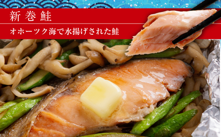 定期便 2大鮭の食べ比べ 新巻鮭・紅鮭 各5切れパックセット 全6回 ABB193