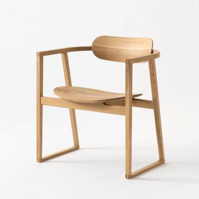 ふるさと納税 飛騨市 【飛騨の家具】　HIDA　SUWARI　ラウンジチェア(板座)　飛騨市産材仕様