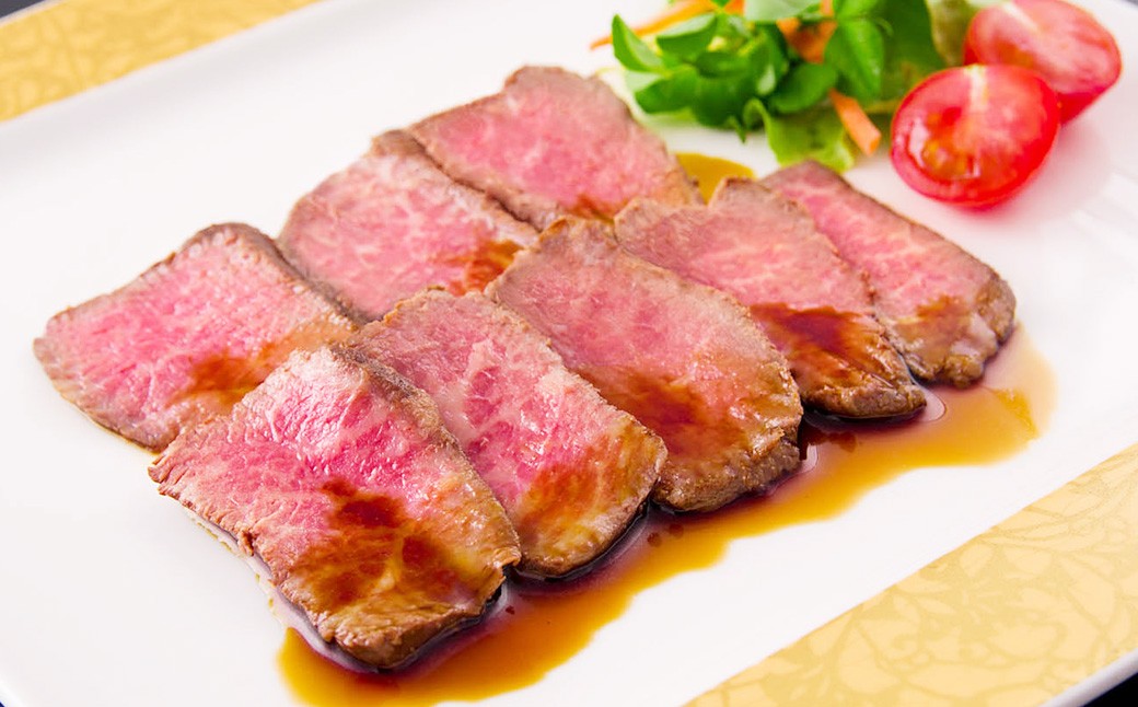 
            赤身ローストビーフ 約160g（約80g×2個） 【たわら屋】 牛肉 肉 お肉 ソース入り ソース付き 
          