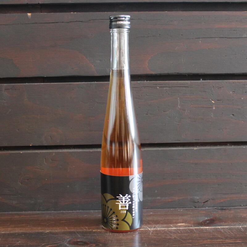 【ふるさと納税】善～ZEN～ ブランデー梅酒 375ml×2本 完熟南高梅 高アルコール 濃厚 コク深い 紀州みなべ梅酒特区 みなべ町