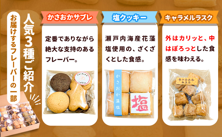 手作りクッキー詰め合わせ 9袋 多機能型事業所かさおか《45日以内に出荷予定(土日祝除く)》お菓子 焼き菓子 スイーツ お土産 手作り おすすめ 素材 デザート おやつ ギフト 贈答 岡山県 笠岡市