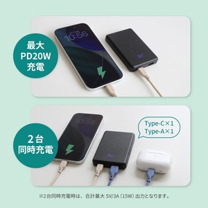 Owltech(オウルテック) 準固体電池採用 デジタル表示搭載 5000mAh モバイルバッテリー OWL-LPB5024-BK ブラック【 神奈川県 海老名市 】