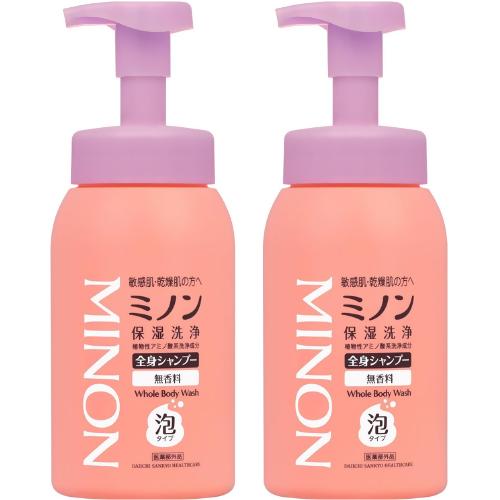 
                  【25047】ミノン全身シャンプー泡タイプ２本セット
                