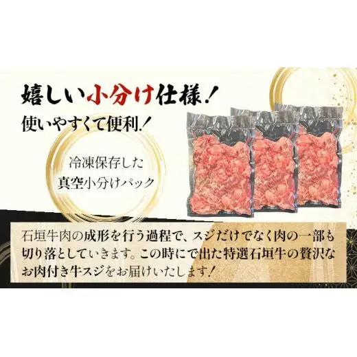 牛スジ500g×3パック　 IM-21