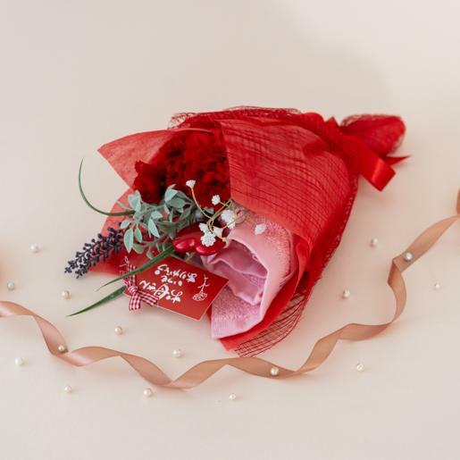 【母の日】泉州タオルフラワー 花束アレンジ Sサイズ G1699m_イメージ4