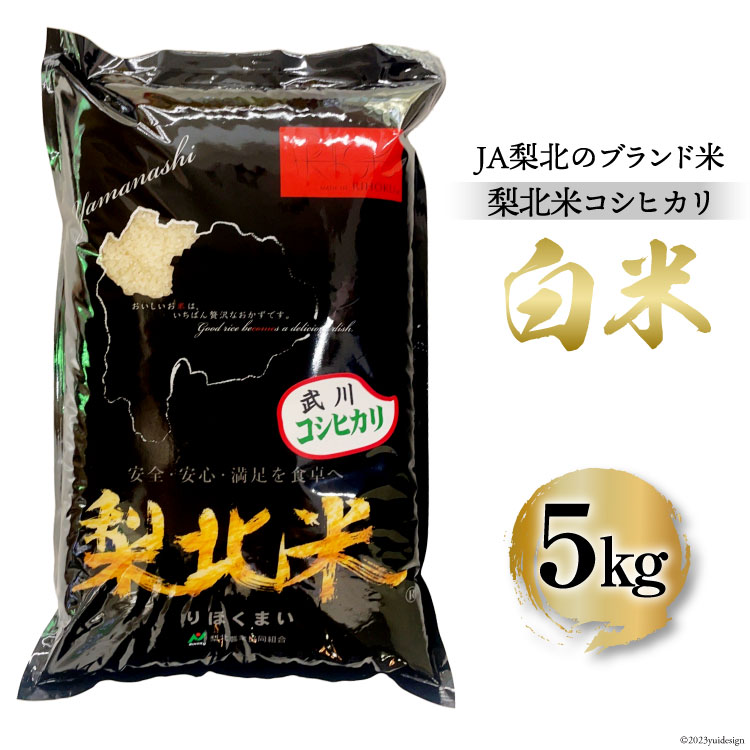 【ふるさと納税】 米 武川米 コシヒカリ 5kg [梨北農業協同組合 山梨県 韮崎市 20743510] こしひかり お米 おこめ こめ コメ 精米 5キロ ご飯 ごはん 白米 国産 JA梨北