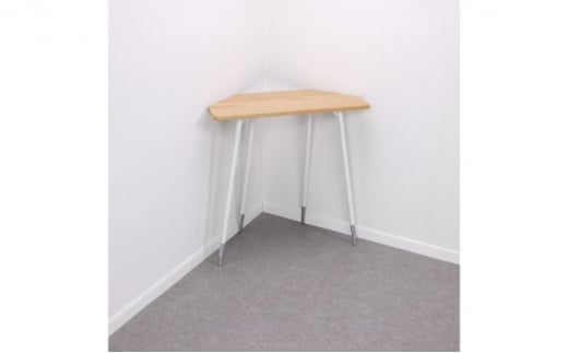 【＆FREL】FS ウォールサイドテーブル 天板 突板ナチュラルオーク 幅70cm　奥行30cm　高さ72cm[№5840-1856]　※離島への配送不可