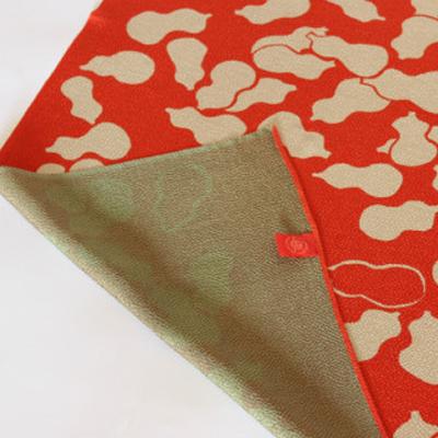 ふるさと納税 与謝野町 正絹縮緬友禅風呂敷　瓢箪　赤　二四巾 |  | 01