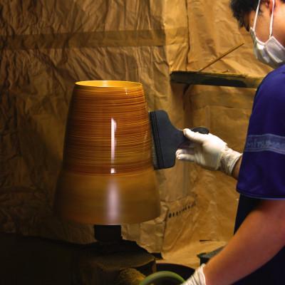 ふるさと納税 和歌山市 ナチュラルウッドBOX M 6.8L グレイッシュウォールナット 2個組 職人が画く木目調ゴミ箱 |  | 02