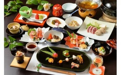 【ふるさと納税】むさし野 会席コースお食事券（ペア） ペア お食事券 会席 コース料理 旅館 旅行 旅 観光 お祝い 誕生日 グルメ ギフト プレゼント 奈良観光 贈答品 お礼の品 なら 奈良県 奈良市 E-06