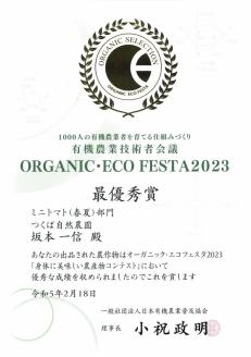 オーガニック高糖度ミニトマト「ロッソナポリタン」【農薬・肥料不使用】＜茨城県共通返礼品・つくばみらい市＞_DM03 ※2023年6月上旬～8月下旬頃に順次発送予定