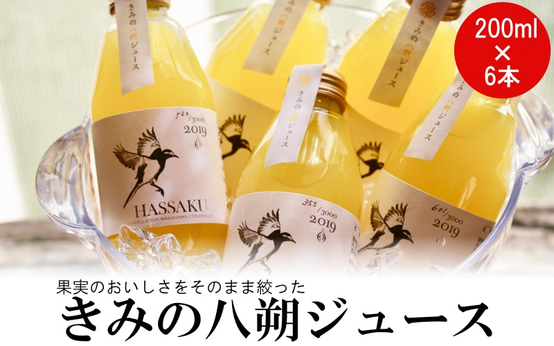 
きみの八朔ジュース 180mL×6本 / 果汁 ジュース 八朔ジュース オレンジジュース ドリンク セット 有機 無添加 100%
