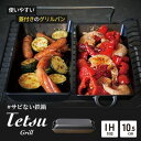 【ふるさと納税】グリルパン Tetsu Grill 鉄鍋 鉄 グリル 鍋 なべ 調理器具 キッチン用品 鉄製 アウトドア バーベキュー キャンプ BBQ 魚 肉 料理 調理 雑貨 日用品　【 綾瀬市 】