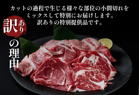 【特別限定受付品】A4等級以上 宮崎牛 切り落とし 小間切れ 小分け6パック 計2.52㎏（国産 肉 お肉 牛肉 宮崎県産 訳あり 生活応援 切り落とし 小分け 内閣総理大臣賞)