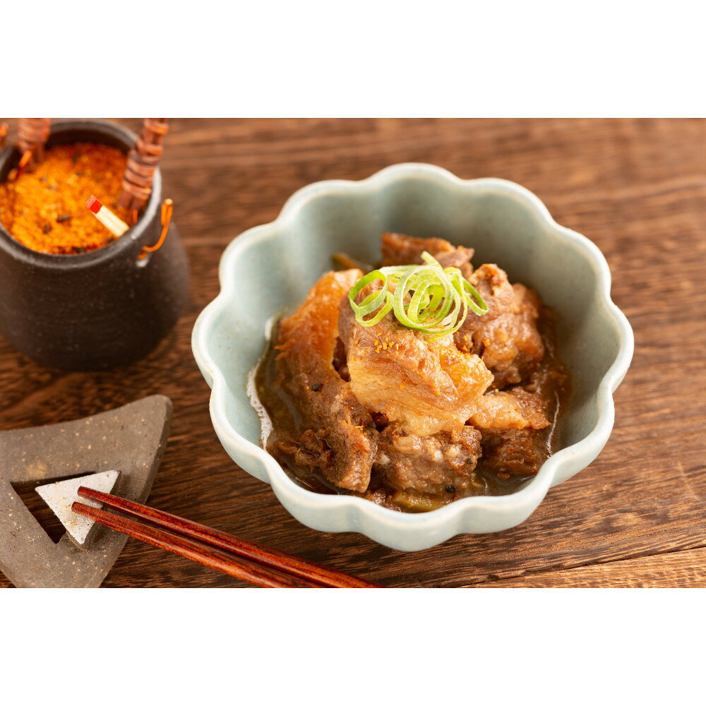 【ふるさと納税】大阪　日本料理寺田　寺田繁監修 国産牛の和風牛すじ煮込み120g×3 | 食品 おかず 加工食品 洋食 人気 おすすめ 送料無料