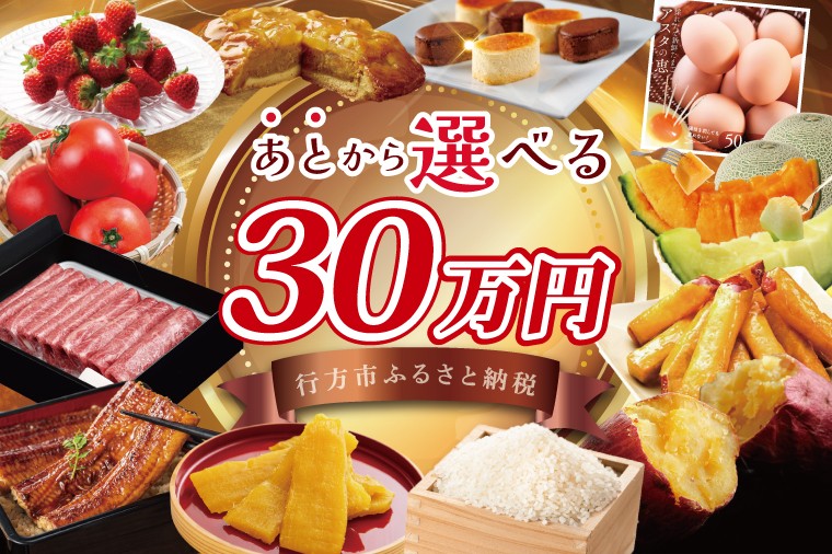 
                  ★あとから選べる★茨城県行方市ふるさとギフト 寄附額：30万円分｜あとから選べる 後から選べる 選べる ギフト 肉 お肉 米 お米 コシヒカリ ミルキークイーン さつまいも サツマイモ 芋 お芋 うなぎ 干し芋 紅はるか スイーツ カタログ 30万円 茨城県 行方市 人気(CU-337)
                