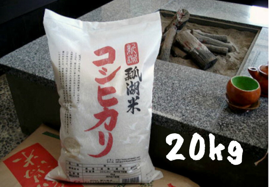 【ふるさと納税】【 令和7年産新米 】新潟産 コシヒカリ 瓢湖米 20kg(5kg×4袋) 白米 精米