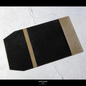 maf pinto (マフ ピント) レザーブックカバー 新書サイズ オリーブ 本革 日本製
