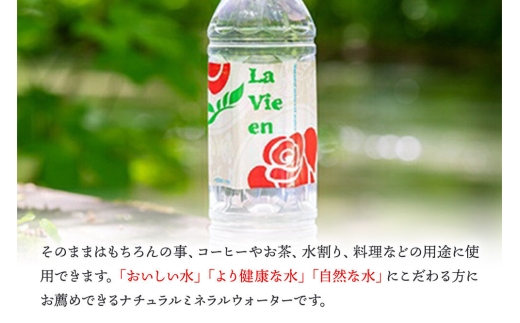 《定期便9ヶ月》 天然シリカ水ラビアン ミネラルウォーター 500ml×24本（1箱）青森県十和田市 [天然水 500ミリリットル]