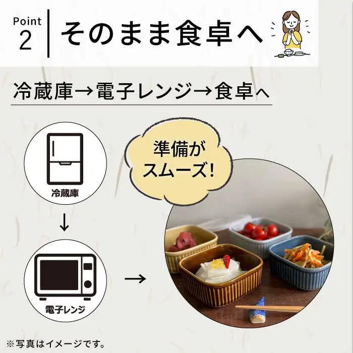 【波佐見焼】便利な蓋つき容器 大・小（薄瑠璃）2個セット 保存容器 食器 皿 【和山】 [WB129]  波佐見焼