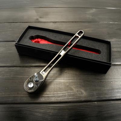 ふるさと納税 燕市 差込角9.5mm[3/8] Tactile LIGHTOOL ラチェットハンドル(メタルブラック)