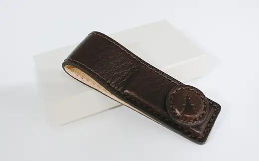 POCKET HANDKERCHIEF STOPPER [KLG-1001](カラー：ダークブラウン)