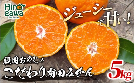 
                  頑固オヤジの 有田 みかん 5kg / 温州みかん 有田みかん 甘い 和歌山 柑橘 ※2026年11月中旬～2027年1月下旬頃に順次発送 【krf004-r-5B】
                
