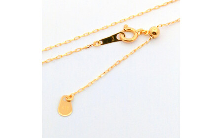 【18金イエローゴールドネックレス ルーチェペンダントトップ グリームカット長小豆0.25 45cm】富山県 富山市 贈り物 おすすめ ギフト 記念