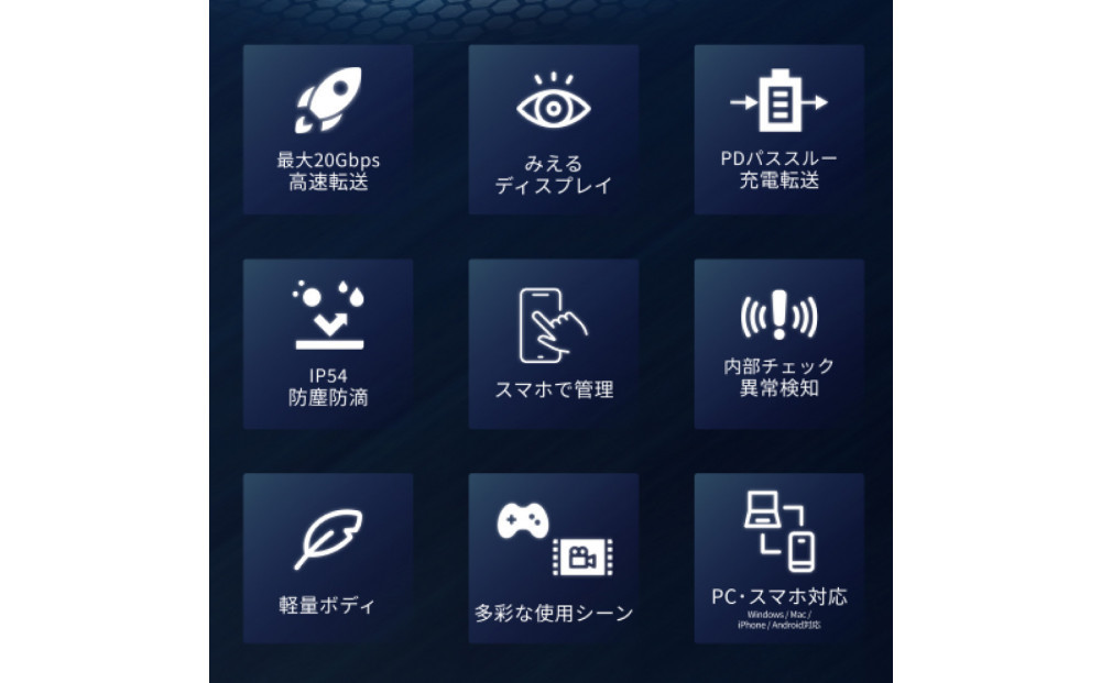 Nextorage ディスプレイ付き みえるポータブルSSD　2TB