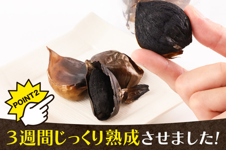秋田県産 ジャンボ黒にんにく 500g＜簡易包装＞