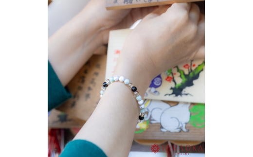 勝利を引き寄せる！試験合格パワーストーンブレスレット(合格祈願04)･6mm玉 (18.6cm)